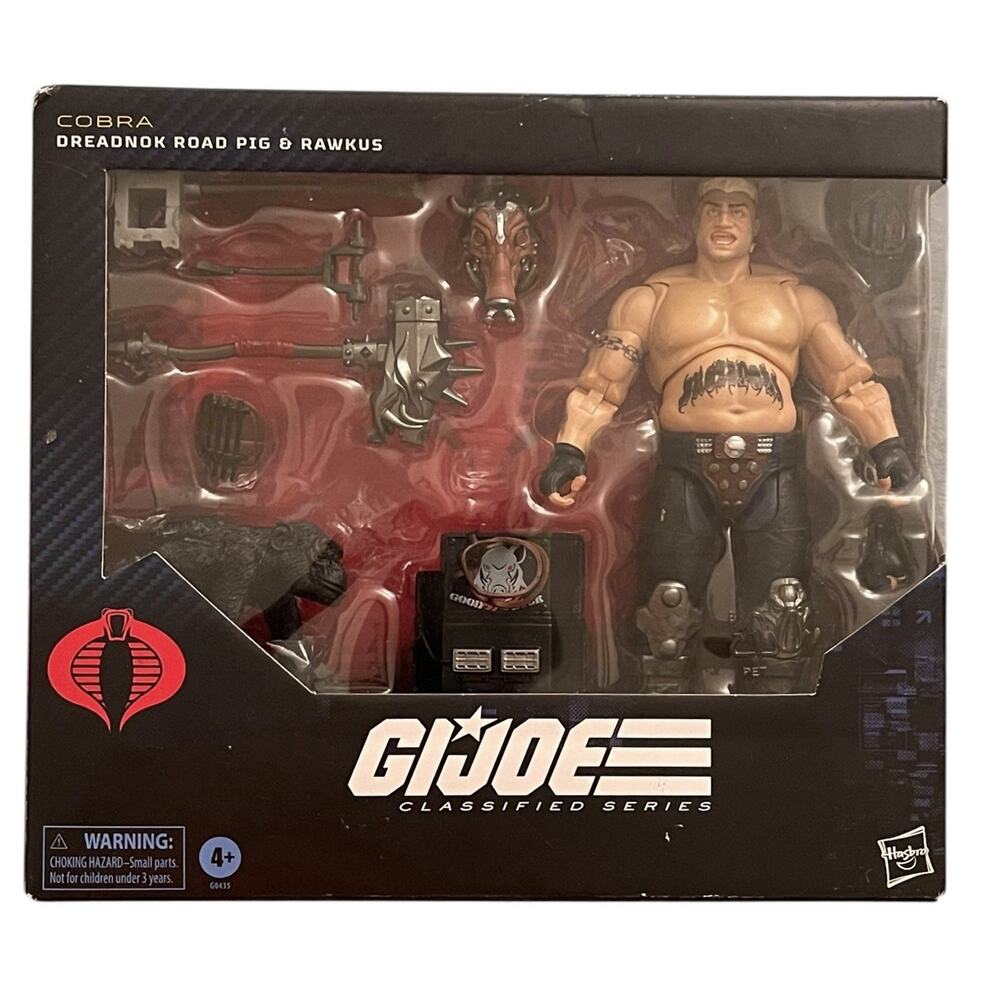 Hasbro G.I. Joe Classified Series Dreadnok 135 Road Pig & Rawkus New Sealed!